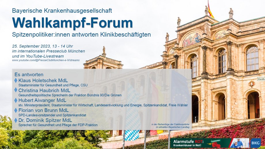 BKG-Wahlkampf-Forum 2023